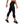 Load image into Gallery viewer, Hura Good Women's Black Leggings Logo White