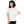 Load image into Gallery viewer, Hura Good Women's White T-Shirt Logo Black