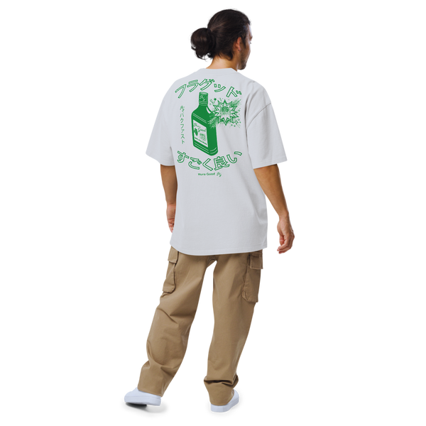 Hura Good Bucky Japanese Grape Inspired Drink Scottish Fusion Oversized Shirt