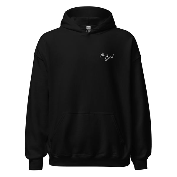 Hura Black Cat Crescent Moon Miso Hoodie