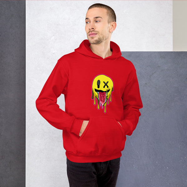Vlone on sale smiley hoodie